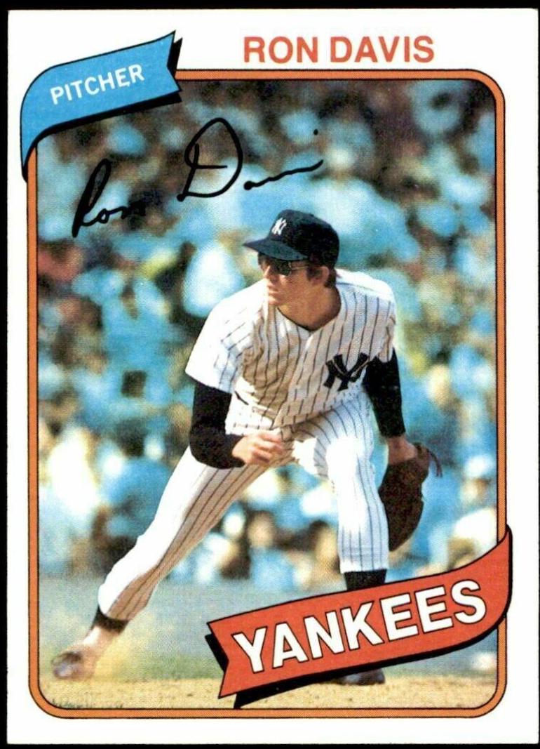 Ron Davis #179 Baseball Cards 1980 Topps