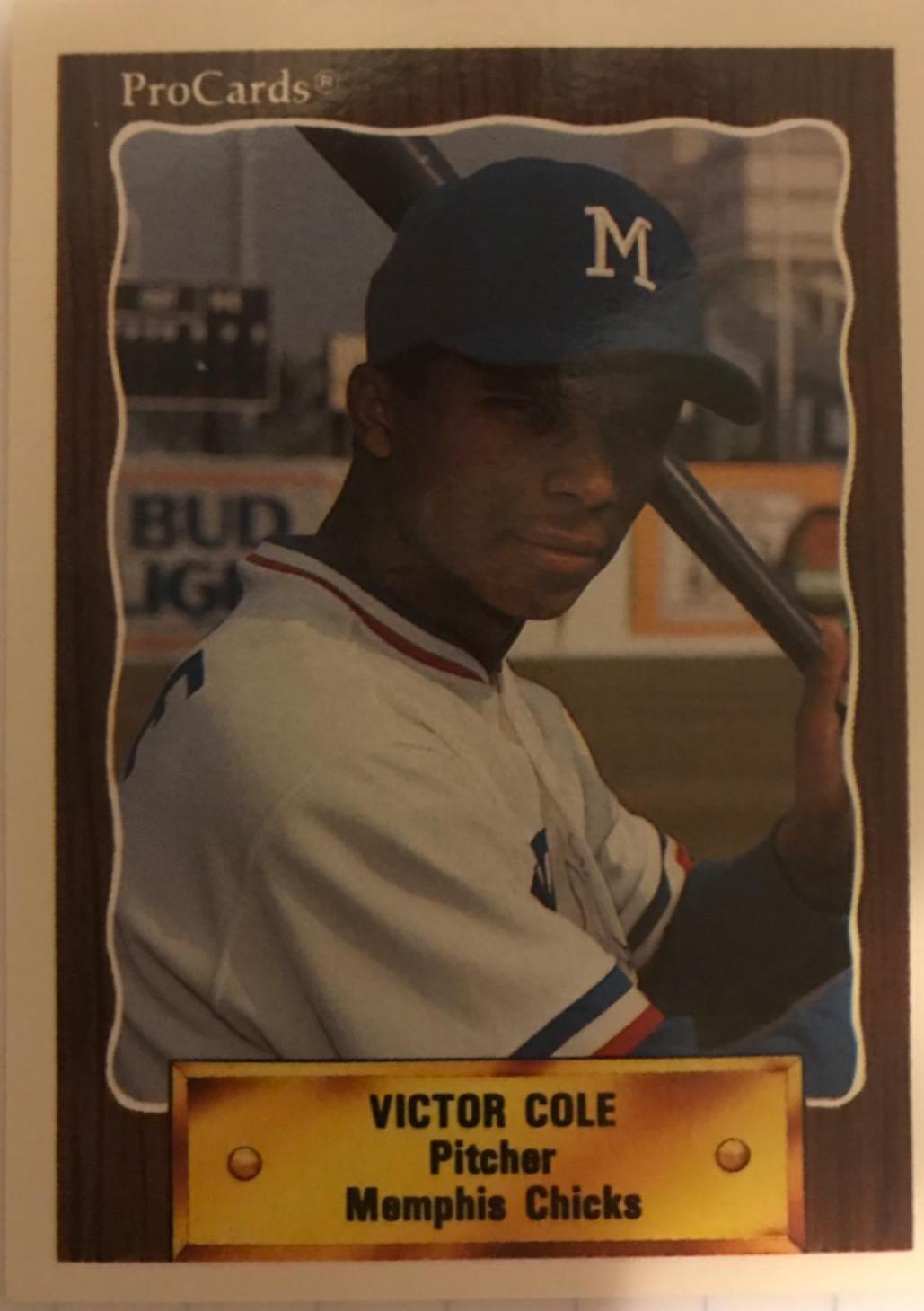 Victor Cole #1006 Baseball Cards 1990 Procards
