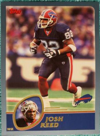 Josh Reed #3 Football Cards 2003 Topps