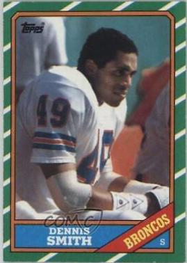 Dennis Smith #122 Football Cards 1986 Topps