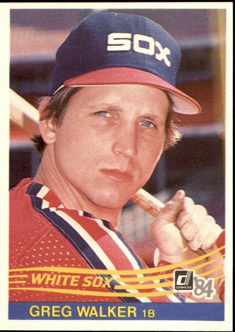Greg Walker #609 Baseball Cards 1984 Donruss