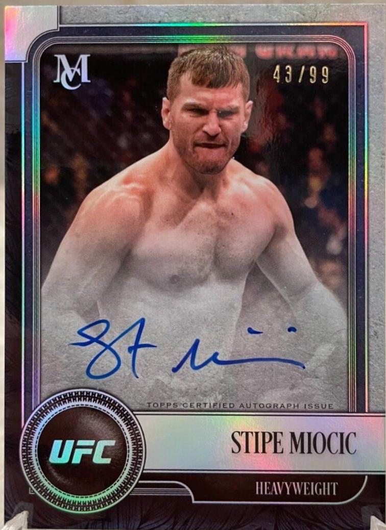 Stipe Miocic #MA-SM Ufc Cards 2019 Topps UFC Museum Collection Autographs