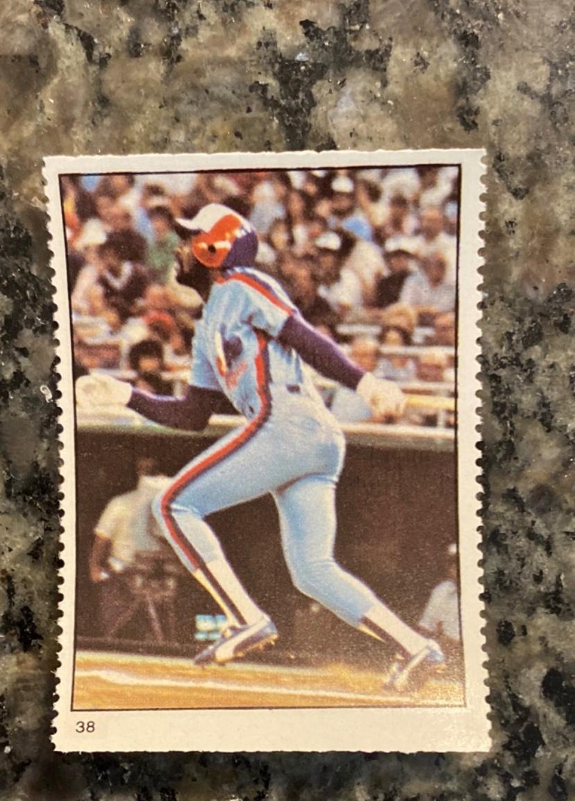 Rodney Scott #38 Baseball Cards 1982 Fleer Stamps