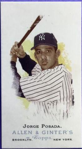 Jorge Posada [Mini Black Border] #95