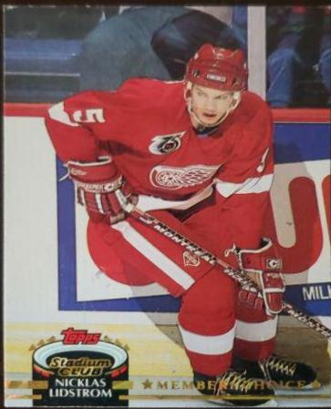 Nicklas Lidstrom #253 Hockey Cards 1992 Stadium Club
