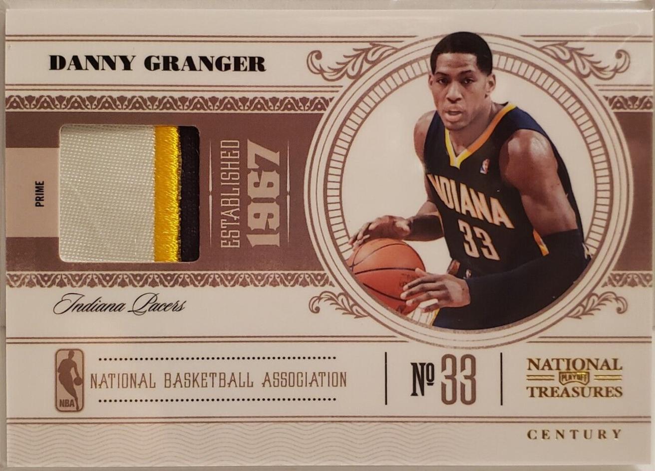 Danny Granger #36 Basketball Cards 2010 Panini National Treasures