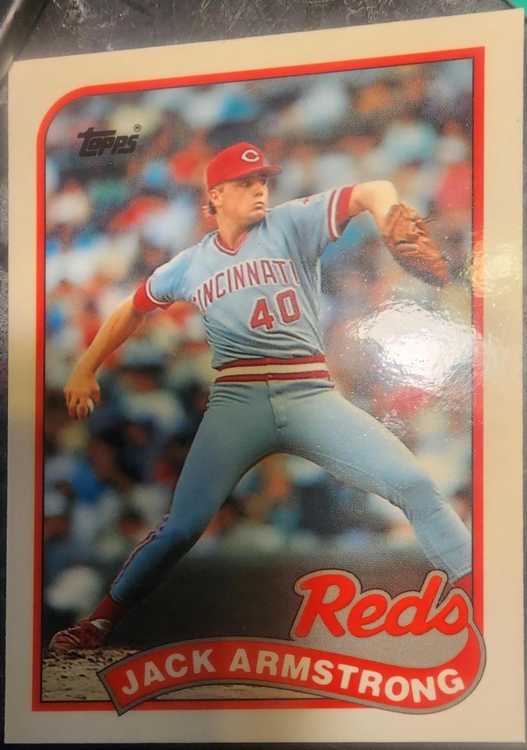 Jack Armstrong #317 Baseball Cards 1989 Topps Tiffany
