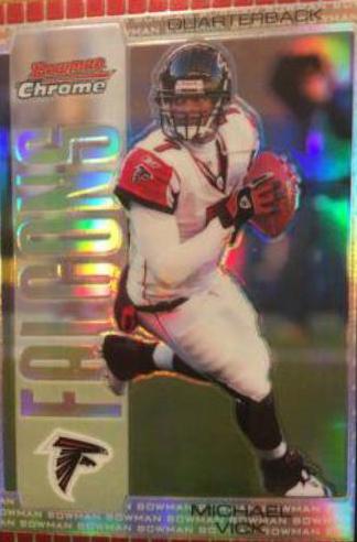 Michael Vick #4 Football Cards 2005 Bowman Chrome