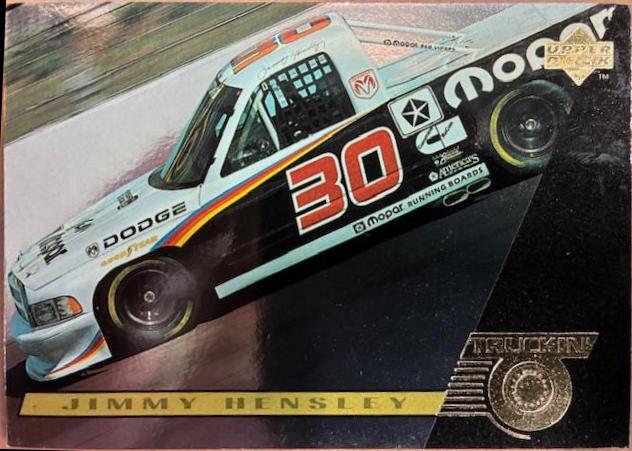 Jimmy Hensley #RC140 Racing Cards 1996 Upper Deck Road to the Cup NASCAR