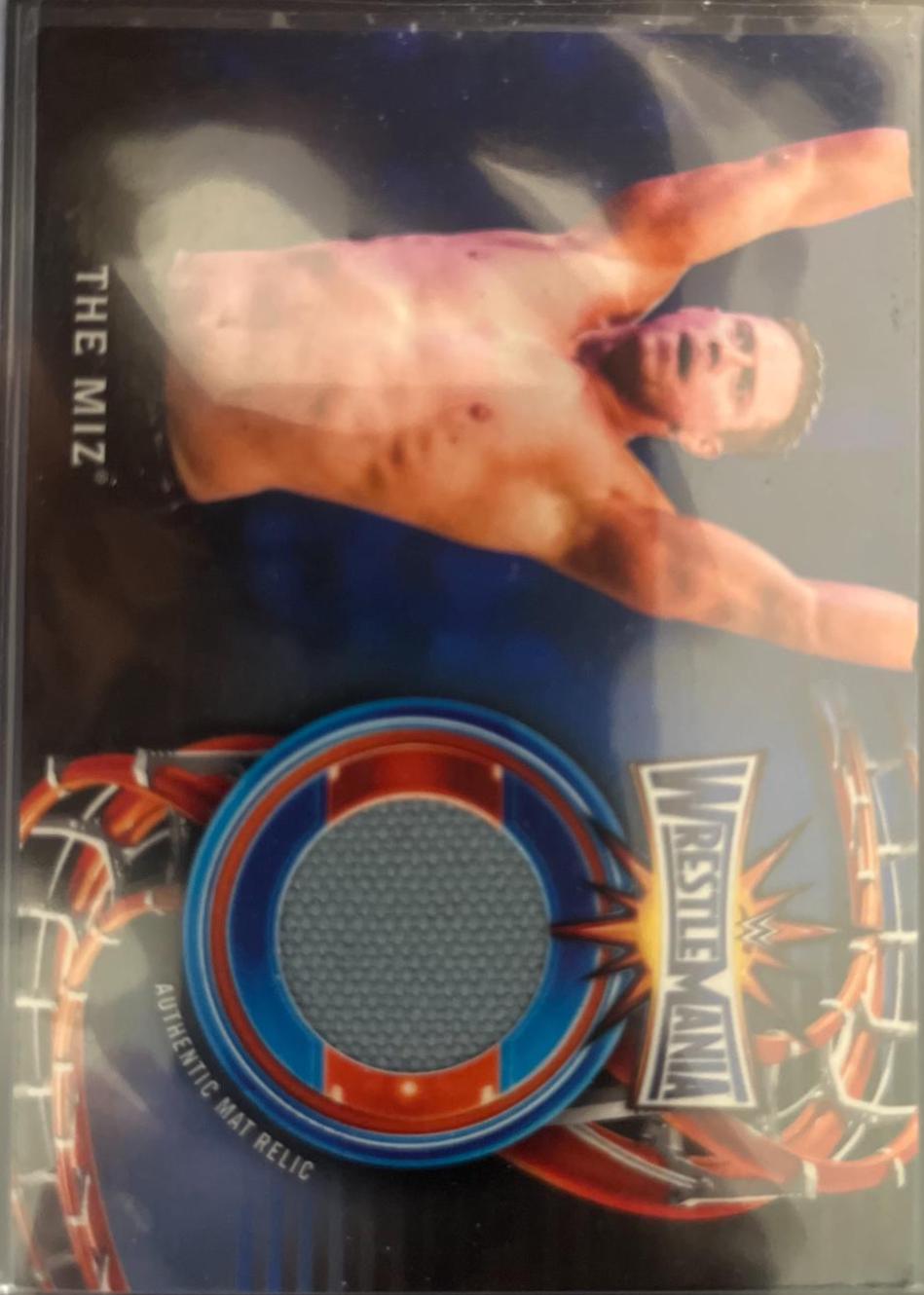 The Miz #WM-TM Wrestling Cards 2018 Topps WWE Road To Wrestlemania 33 Mat Relics