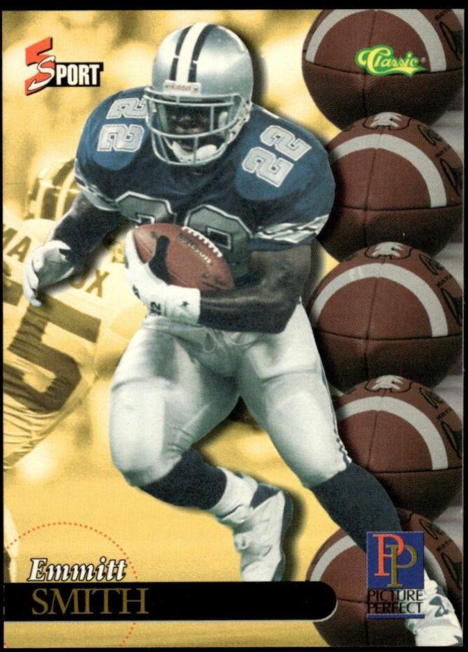 Emmitt Smith #197 1995 Classic 5 Sport Football