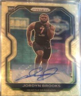 Jordyn Brooks [Autograph Gold Vinyl] #388