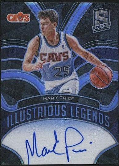 Mark Price #ILS-MPR Basketball Cards 2021 Panini Spectra Illustrious Legends Signatures