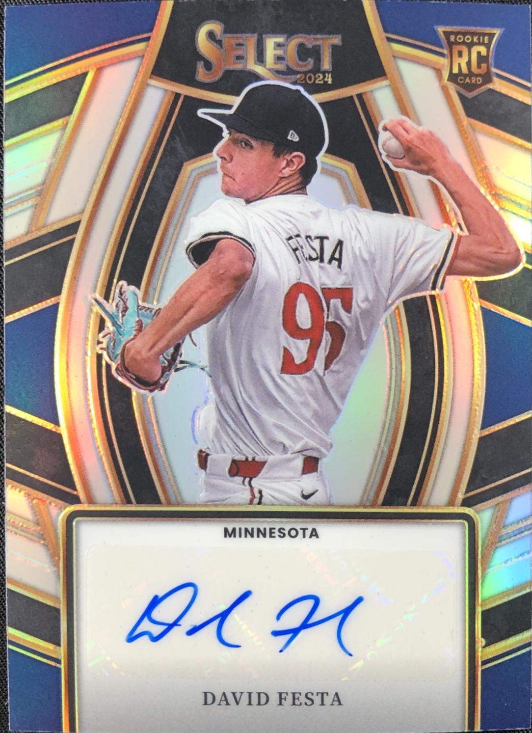 David Festa #SS-DF Baseball Cards 2024 Panini Select Signature Selections
