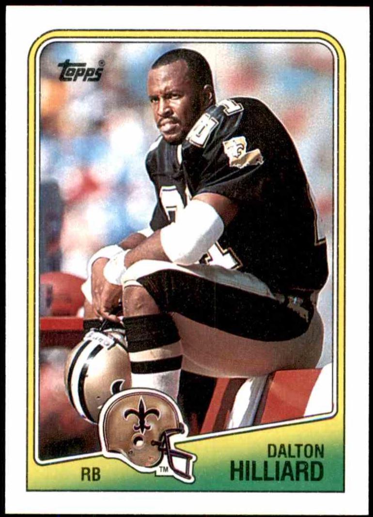 Dalton Hilliard #57 Football Cards 1988 Topps