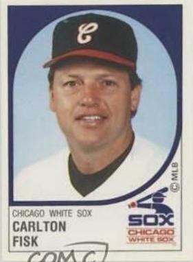 Carlton Fisk #55 Baseball Cards 1988 Panini Stickers