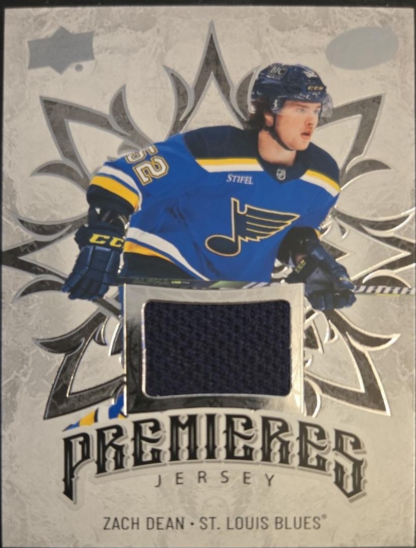 Zach Dean #IPJ-18 2024-25 Upper Deck Ice Hockey Ice Premieres Jersey
