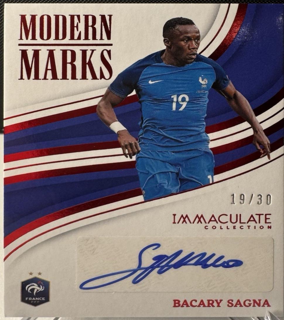 Bacary Sagna #MM-BS 2023 Panini Immaculate Modern Marks Soccer
