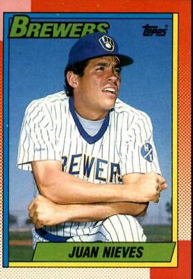 Juan Nieves #467 Baseball Cards 1990 Topps