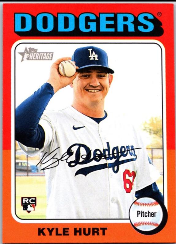 Kyle Hurt #609 Baseball Cards 2024 Topps Heritage