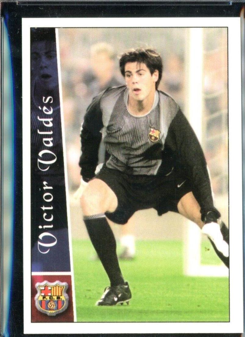 Victor Valdes #578 Soccer Cards 2002 Mundi Cromo Liga