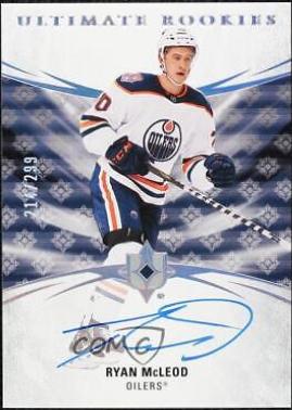 Ryan McLeod #USR-RM Hockey Cards 2021 Ultimate Collection 2020 Update Signatures Rookies