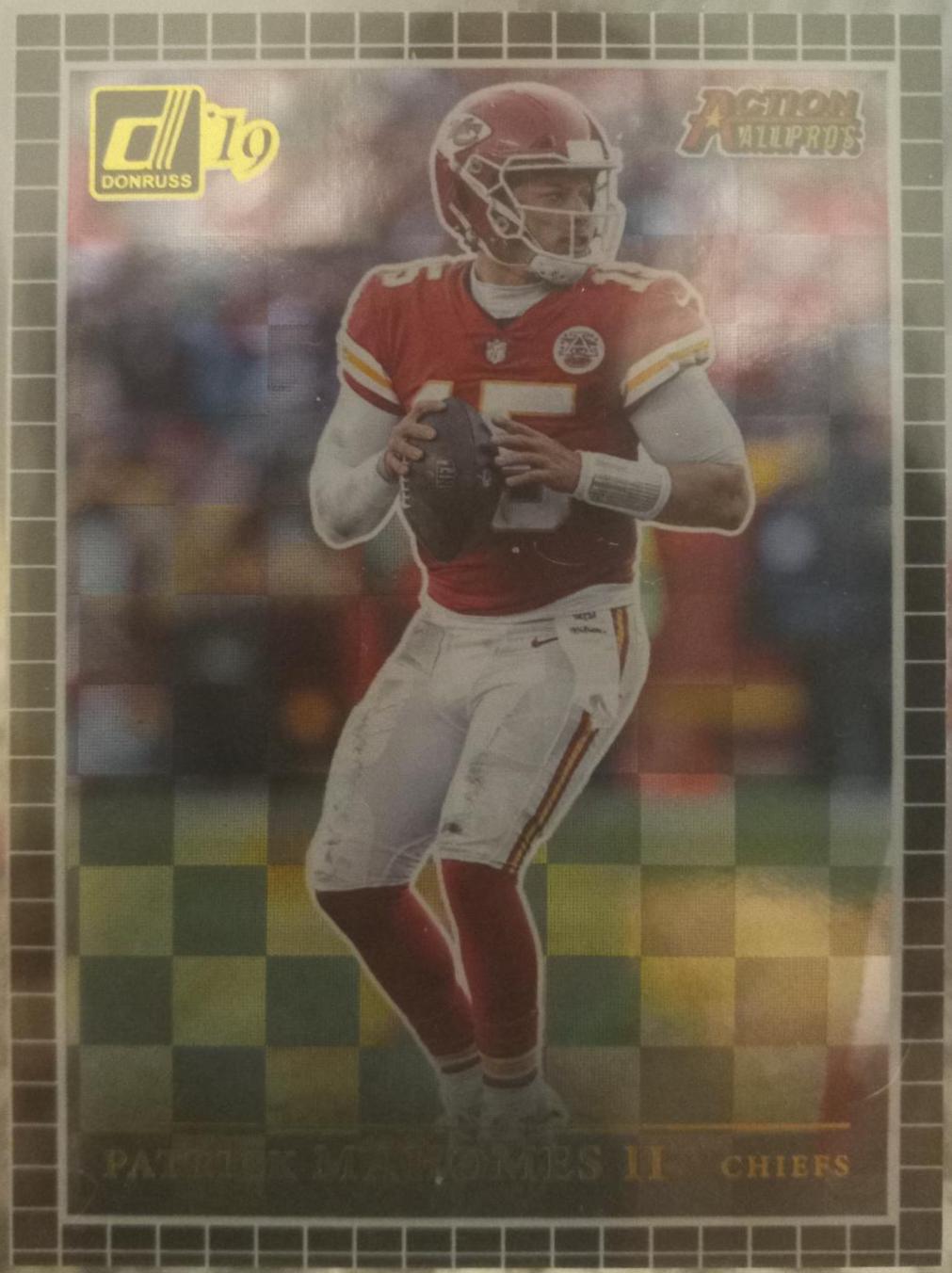 Patrick mahomes #AAP-6 Football Cards 2019 Donruss Action All Pros