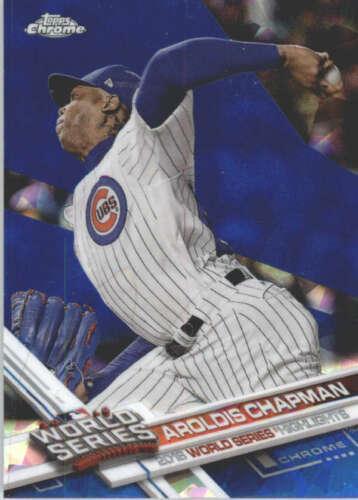 Aroldis Chapman #39 2017 Topps Chrome Sapphire Baseball