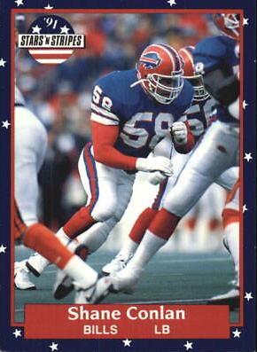 Shane Conlan #1 Football Cards 1991 Fleer Stars and Stripes