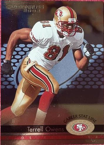 Terrell Owens #166 2002 Panini Donruss Football