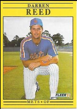 Darren Reed #159 Baseball Cards 1991 Fleer