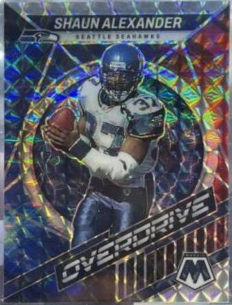 Shaun Alexander #OS-13 Football Cards 2022 Panini Mosaic Overdrive