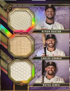 Carlos Correa / Royce Lewis / Byron Buxton