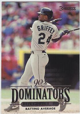 Ken Griffey, Jr #6 of 10 Baseball Cards 1994 Donruss Decade Dominators Supers
