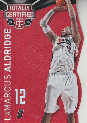 LaMarcus Aldridge Platinum Red #1 Basketball Cards 2014 Panini Totally Certified