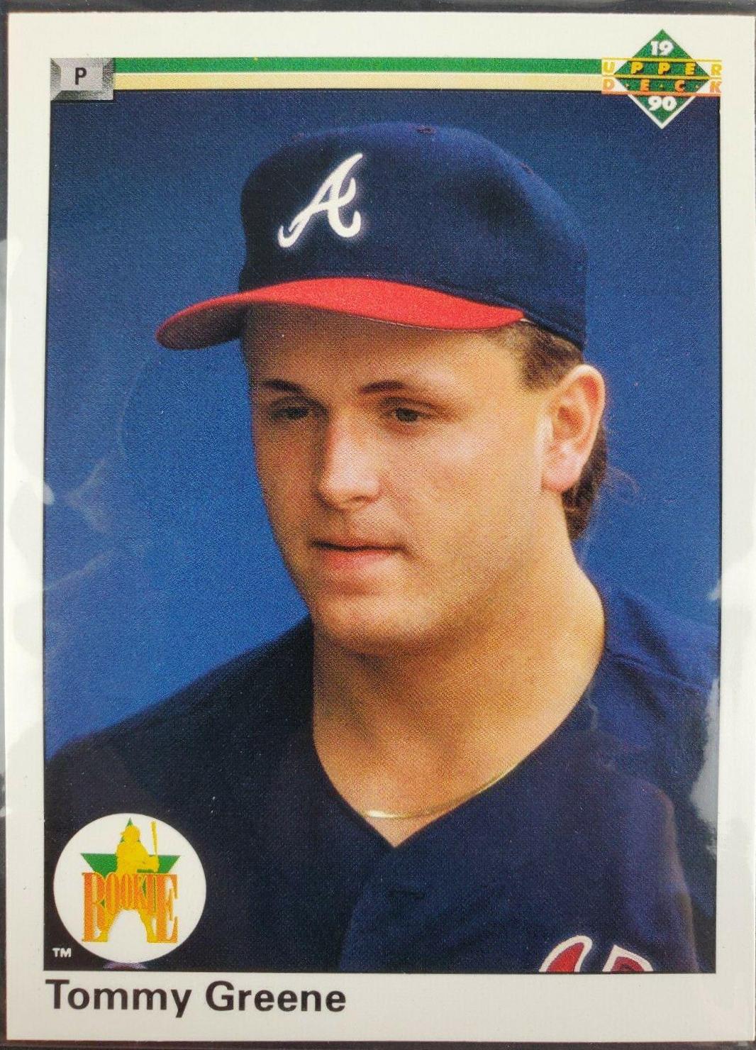 Tommy Greene #49 Baseball Cards 1990 Upper Deck