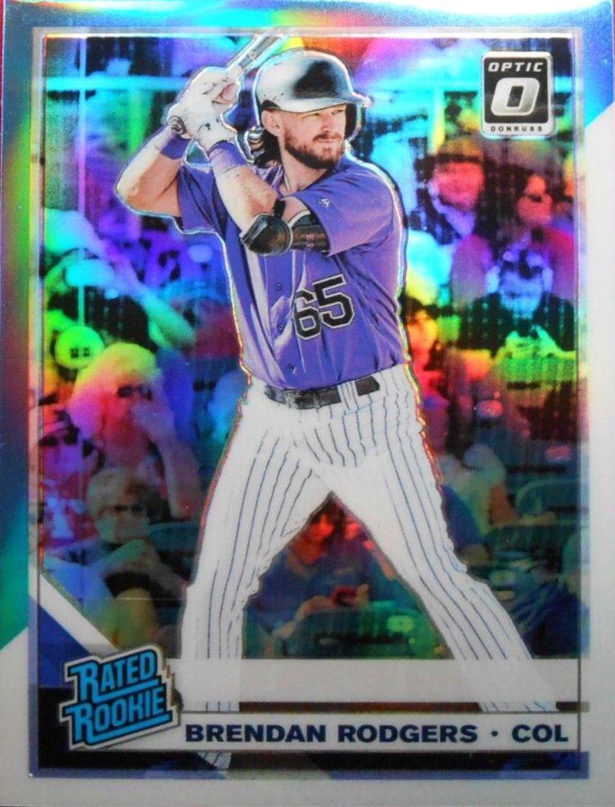 Brendan Rodgers #96 2019 Panini Donruss Optic Baseball