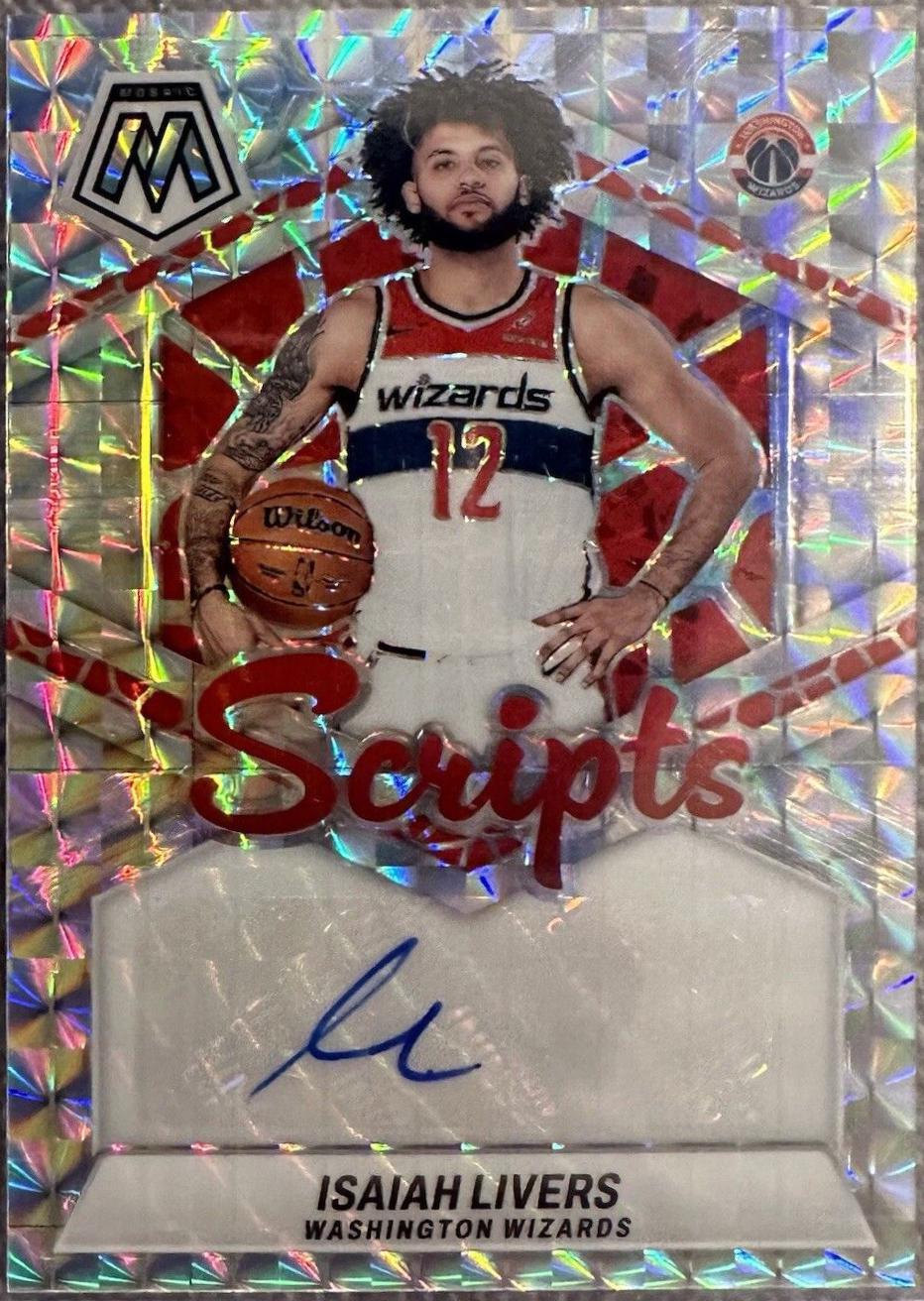 Isaiah Livers #MS-LIV 2023 Panini Mosaic Scripts Basketball