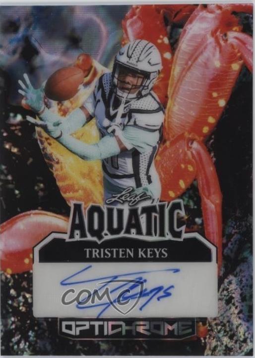 Tristen Keys #A-TK2 2025 Leaf Optichrome Aquatic Auto Football