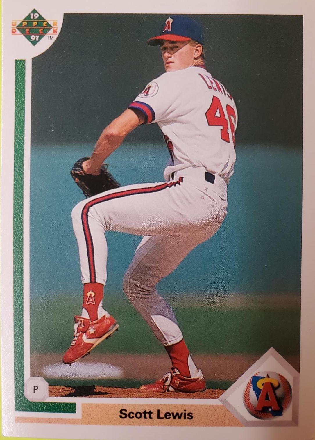 Scott Lewis #594 Baseball Cards 1991 Upper Deck