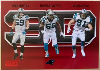 Luke Kuechly, Thomas Davis Sr, Kevin Greene