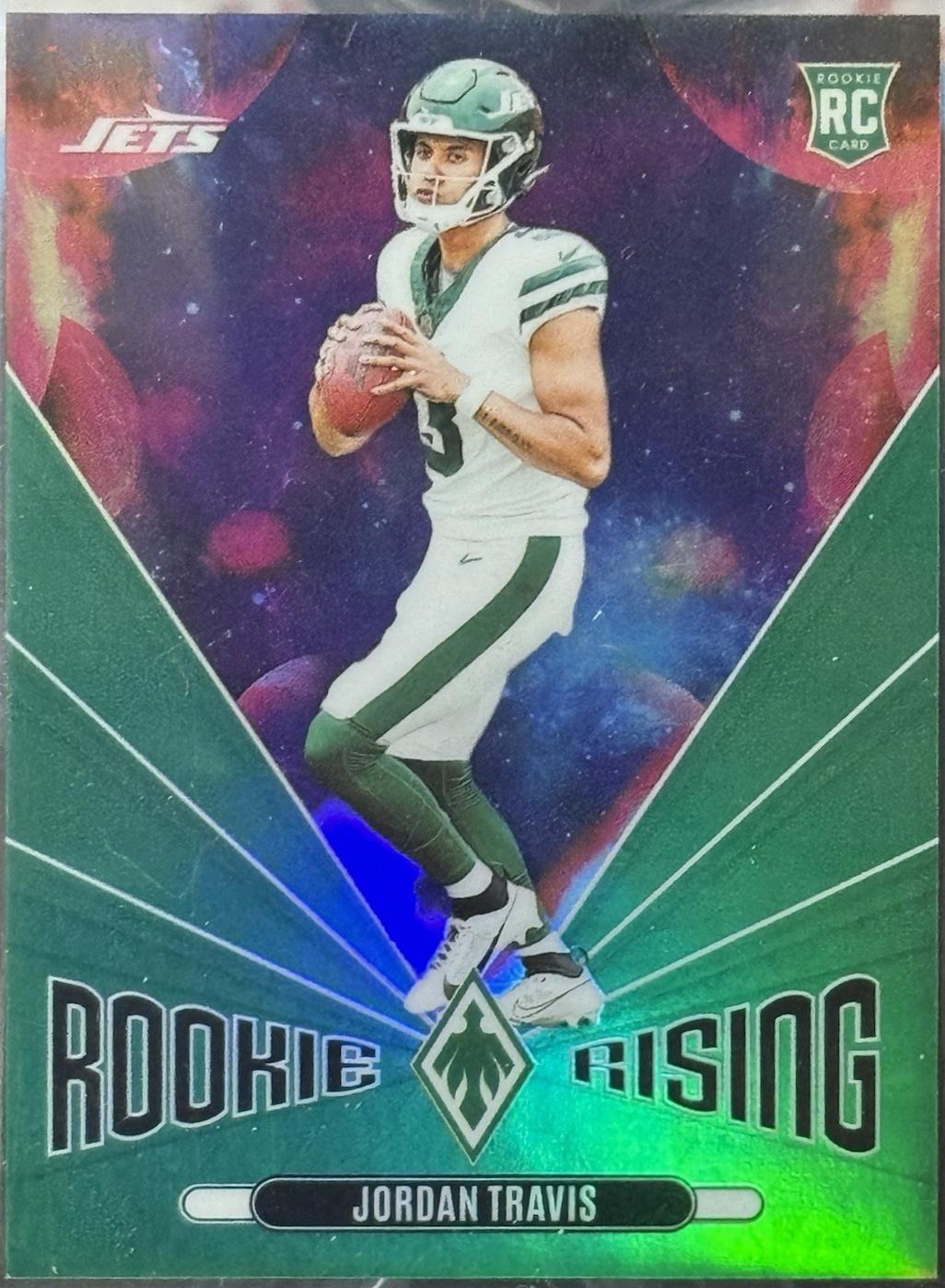 Jordan Travis #5 Football Cards 2024 Panini Phoenix Rookie Rising
