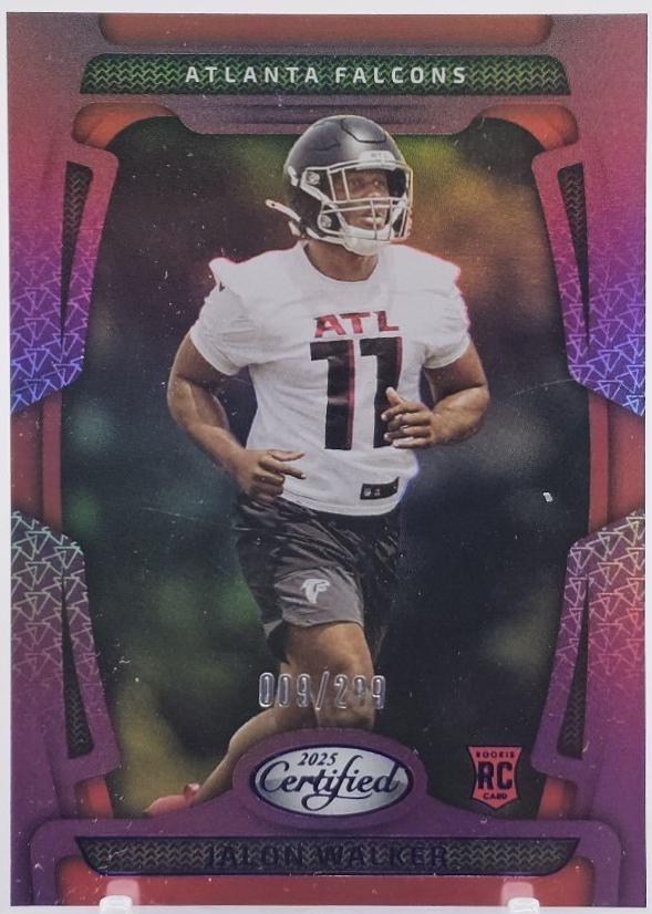 Jalon Walker #CRK-JWR 2025 Panini Certified Rookie Football