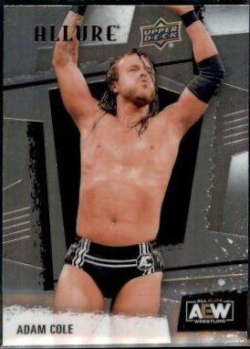 Adam Cole #1 Wrestling Cards 2022 Upper Deck Allure AEW