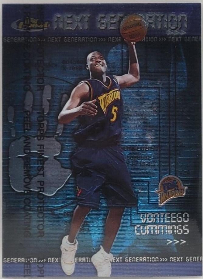Vonteego Cummings #NG11 Basketball Cards 1999 Finest Next Generation