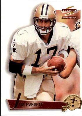 Jim Everett #2 Football Cards 1995 Summit