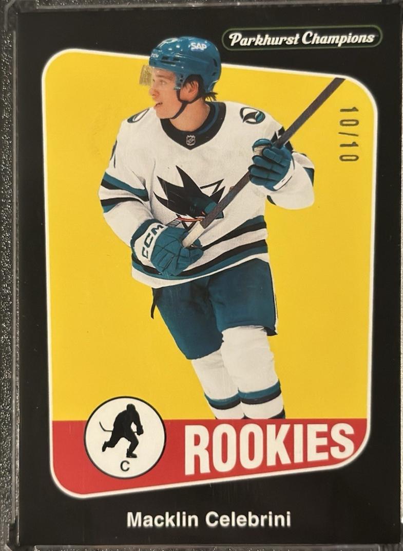 Macklin Celebrini [Black Border] #245