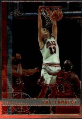 Luc Longley #168 Basketball Cards 1997 Topps Chrome