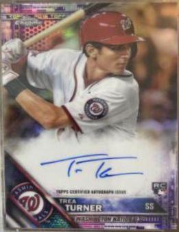 Trea Turner [Purple Refractor] #RA-TTU
