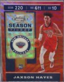 Jaxson Hayes #126 2019-20 Panini Contenders Optic Basketball